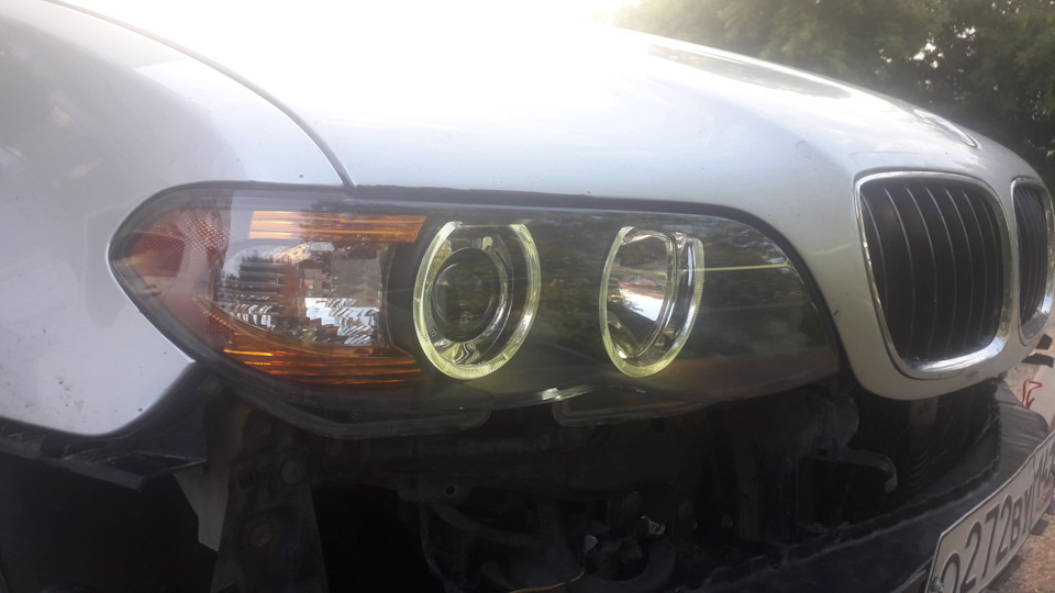 Дефектовка и переборка фар — BMW X5 (E53), 3 л, 2004 года | стайлинг ...