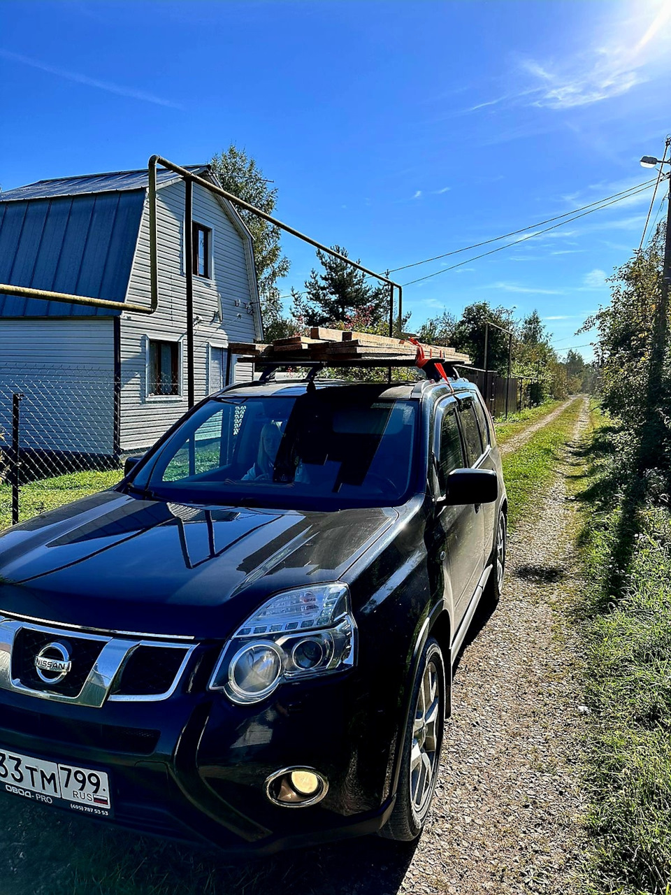 Багажник на крышу — Nissan X-Trail II (t31), 2 л, 2013 года ...