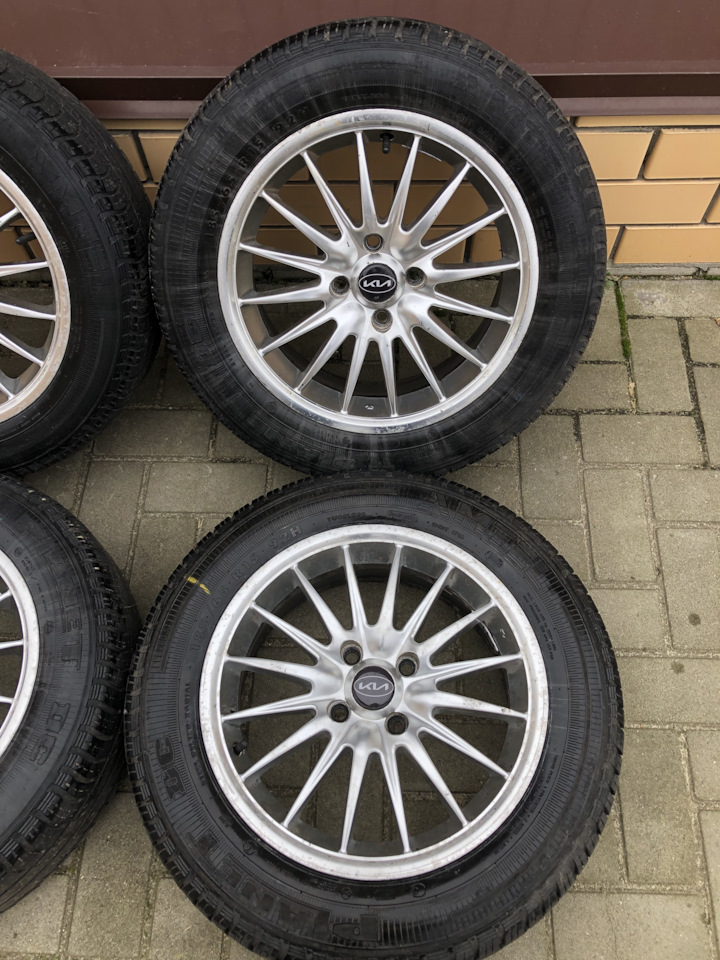 Шины летние Amtel 185/65 R15, литые диски Kik 6Jx15 ET45 4x100 на KIA ...
