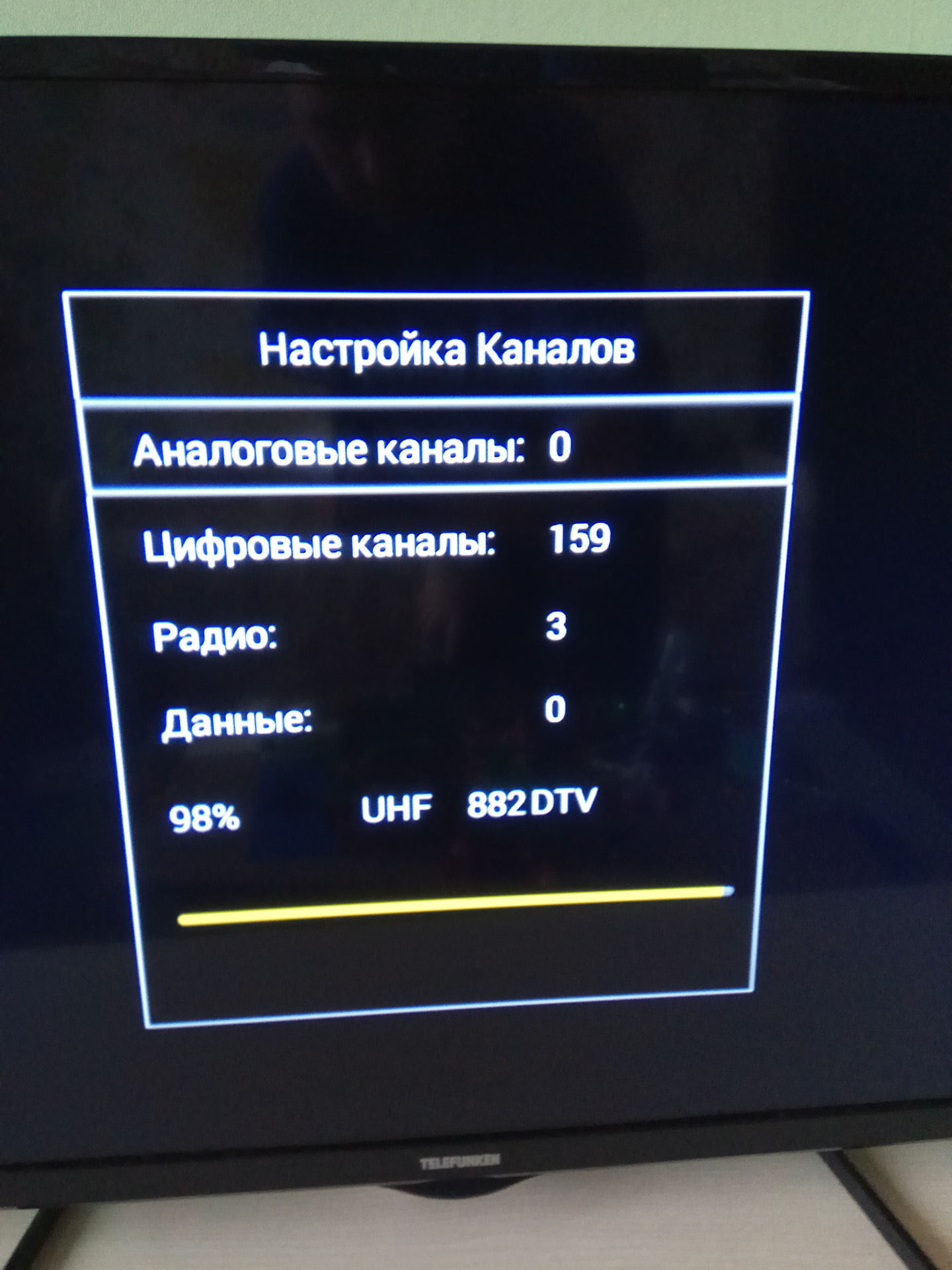 Настройка телевизора частоты каналов