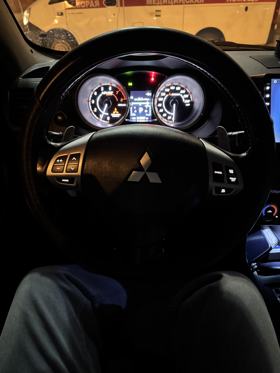 Установка круиза Лансер 10 — Mitsubishi Lancer X, 1,8 л, 2008 года ...