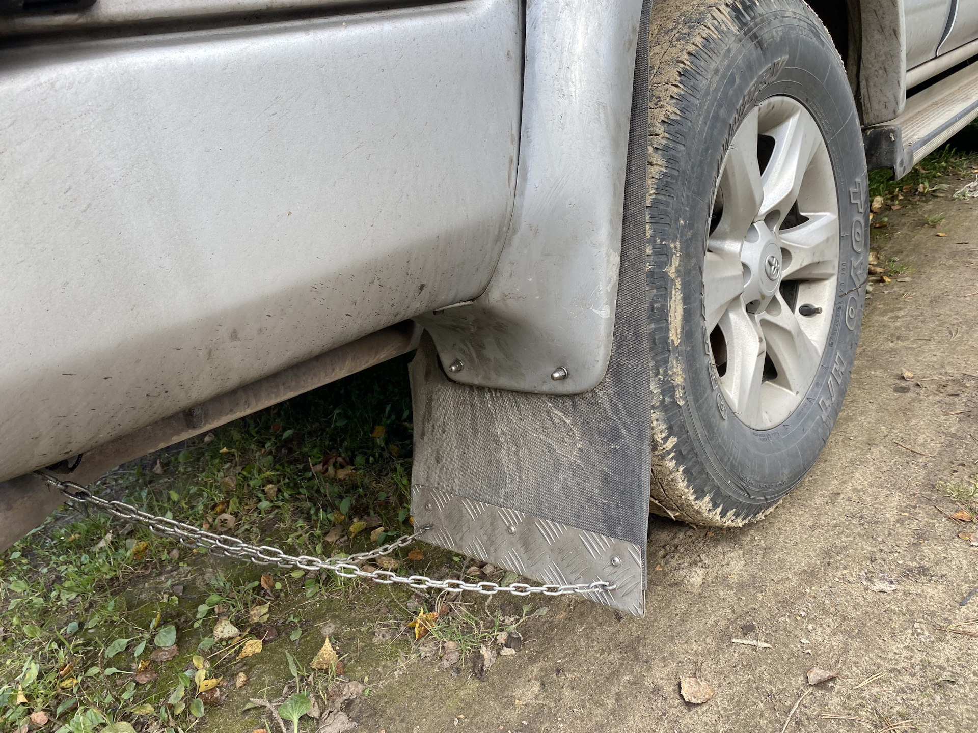 Автомобиль без брызговиков