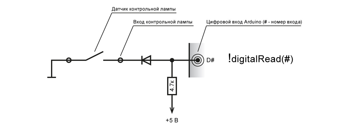 Схема подключения датчика расстояния к ардуино