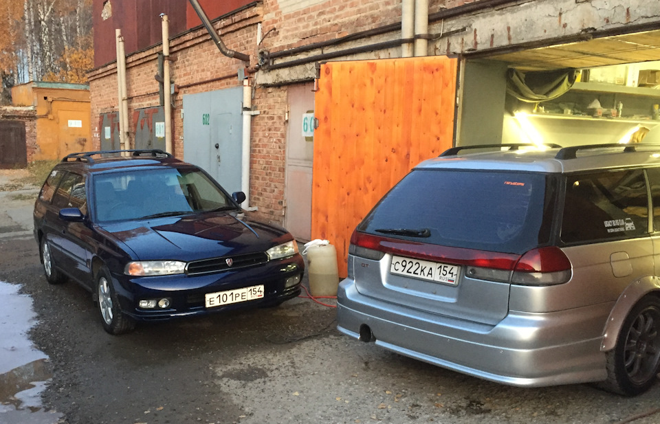 Выпрямление вмятины без покраски — Subaru Legacy (BD/BG/BK), 2 л, 1996 ...