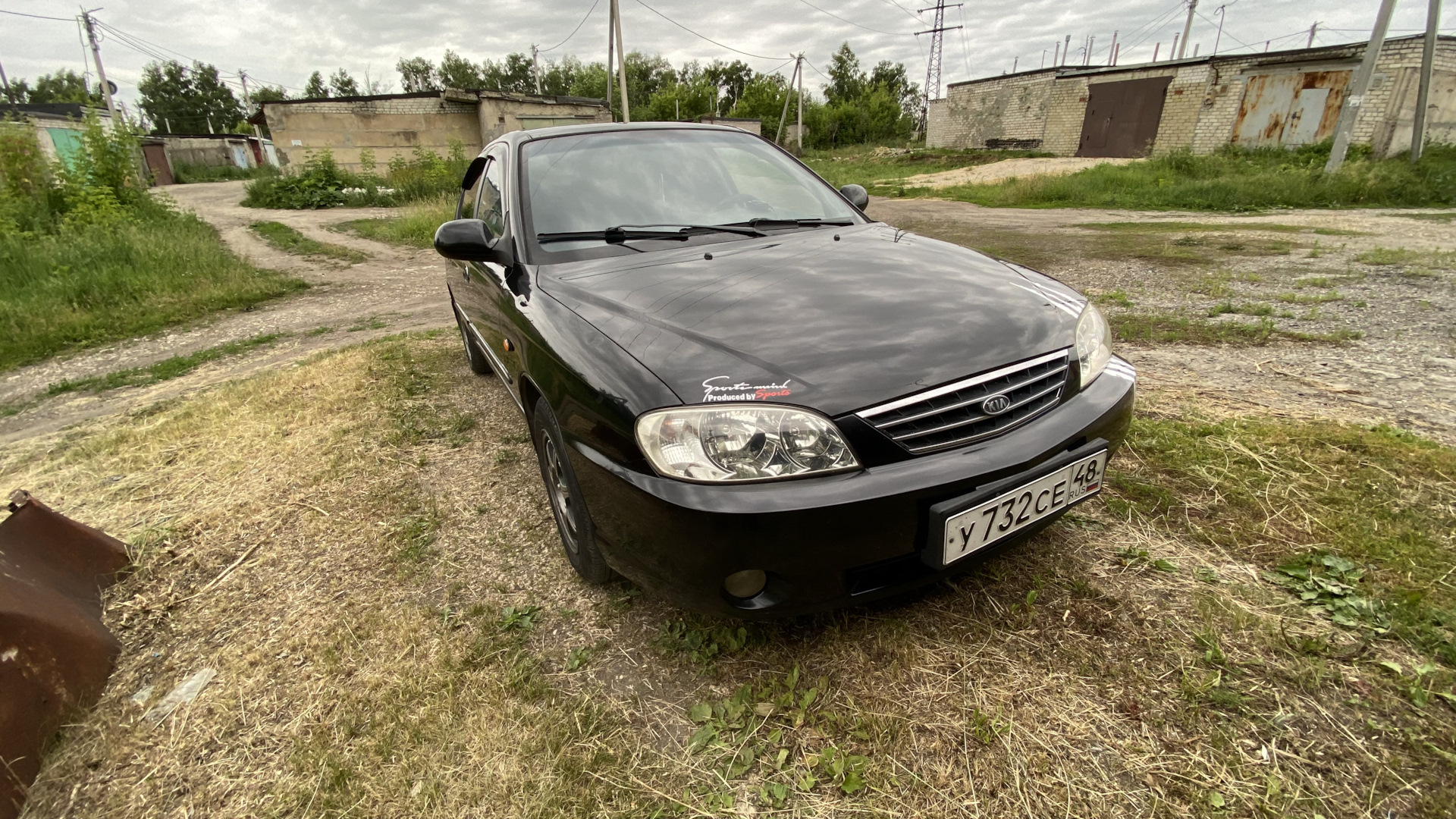 KIA Spectra 1.6 бензиновый 2007 | Чёрный жемчуг на DRIVE2