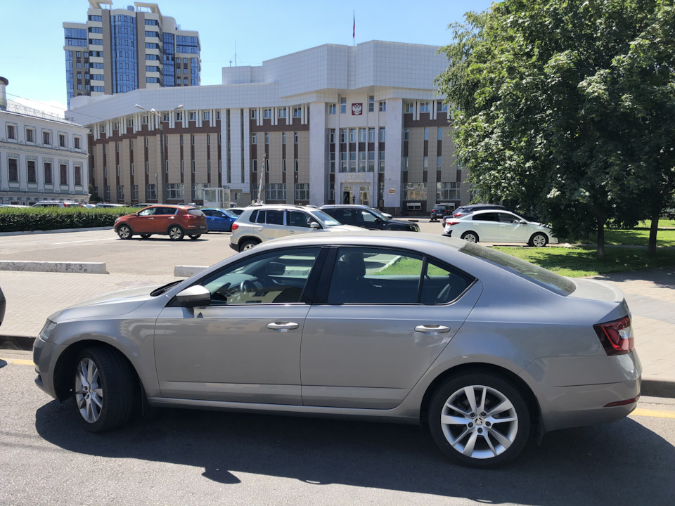 07.07.2022 Тамбов-Воронеж — Skoda Octavia A7 Mk3, 1,8 л, 2017 года ...