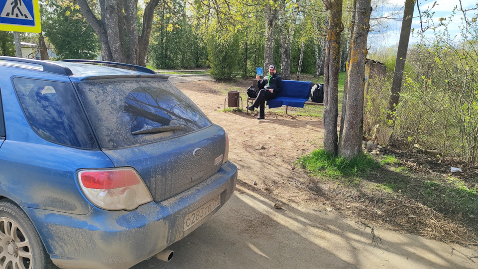 на природе с ноутом) — Subaru Impreza WRX STI (GD)