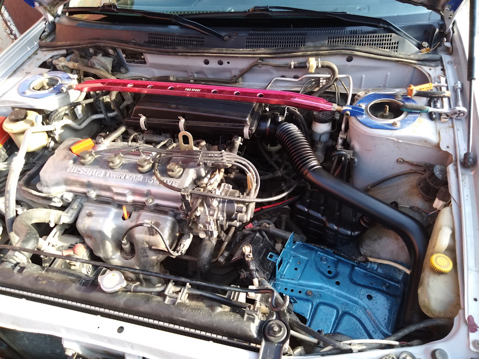 Ниссан примера р11 ga16de Покраска воздухана и чистка дроссельной заслонки. - Nissan Primera (P11-144), 1,