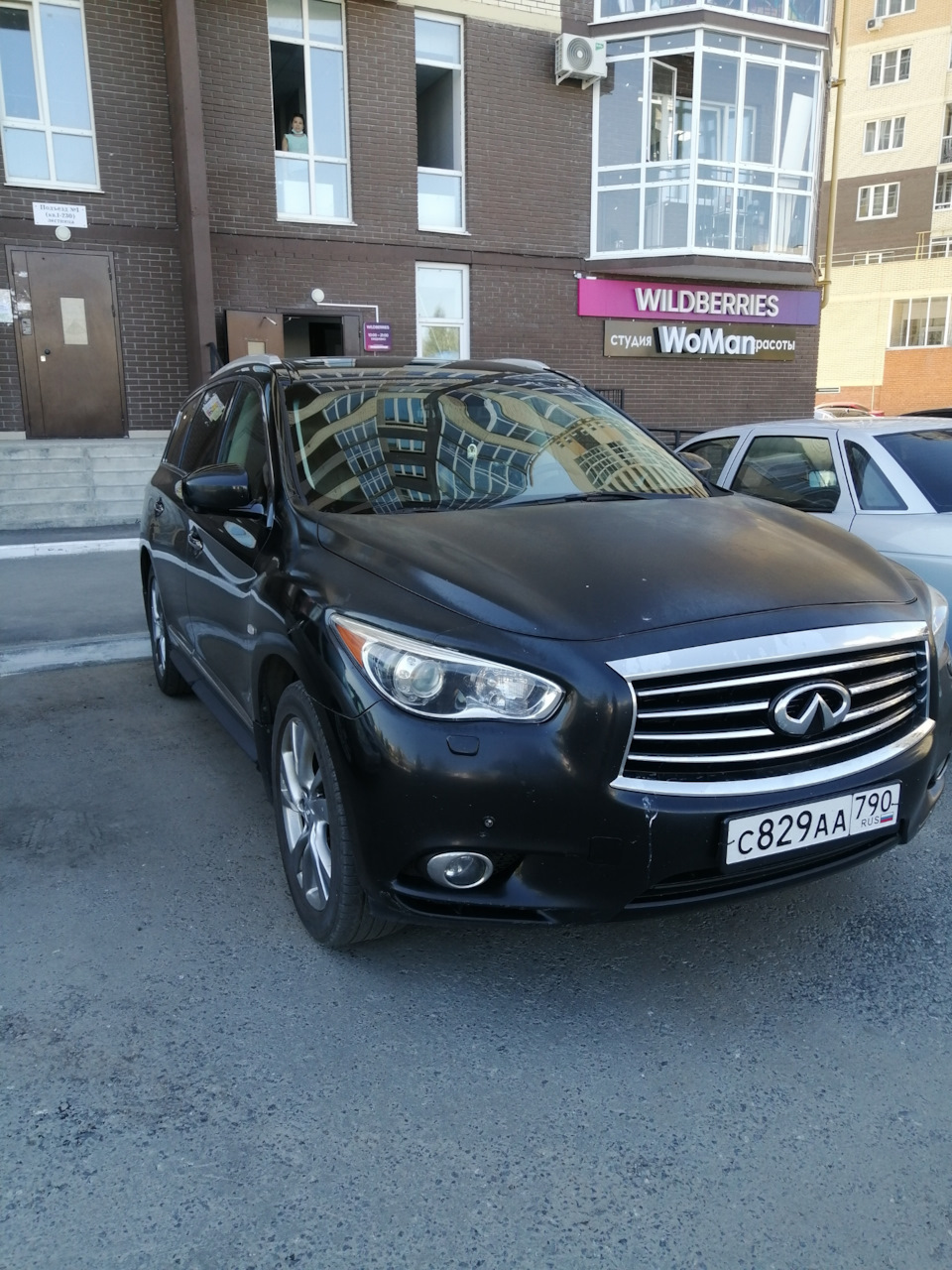 Снимаем старую пленку с кузова — Infiniti JX, 3,5 л, 2013 года | своими  руками | DRIVE2