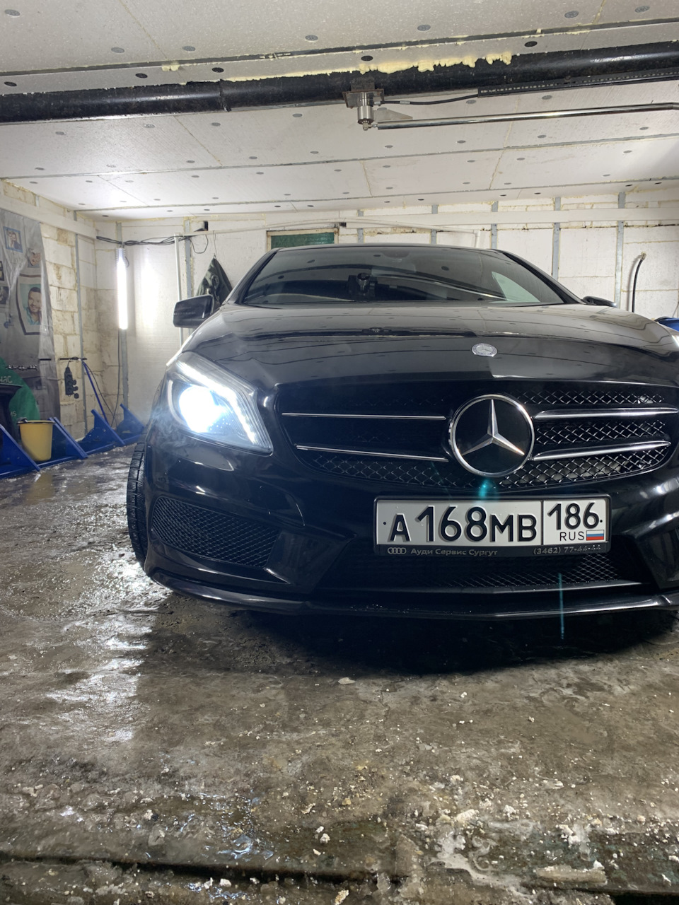 Были произведены влажные процедуры😅 — Mercedes-Benz A-Class (W176), 1,6 л,  2013 года | мойка | DRIVE2