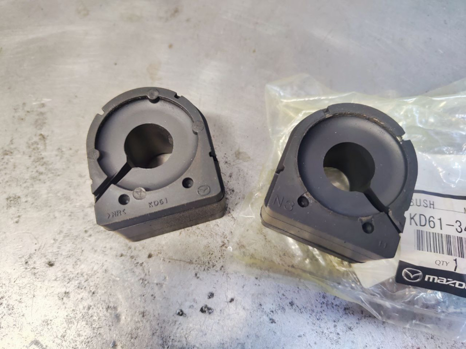 Новые стойки и втулки переднего стабилизатора — Mazda CX-5 (1G), 2,5 л ...