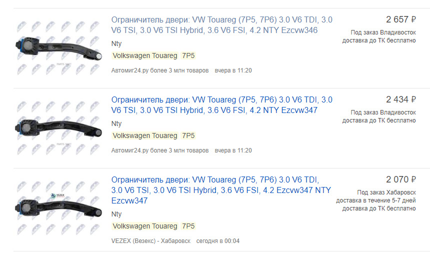 Ремкомплект VS Ограничитель двери + Разыгрываем скидку 15% на покупку ...