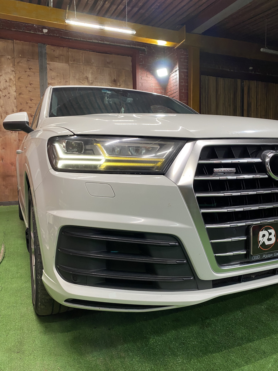 Ремонт ДХО AUDI Q7, желтые ДХО WAG — RBcustom на DRIVE2