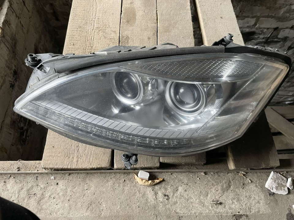 221 фары рестайлинг — Mercedes-Benz S-Class (W221), 3 л, 2008 года ...