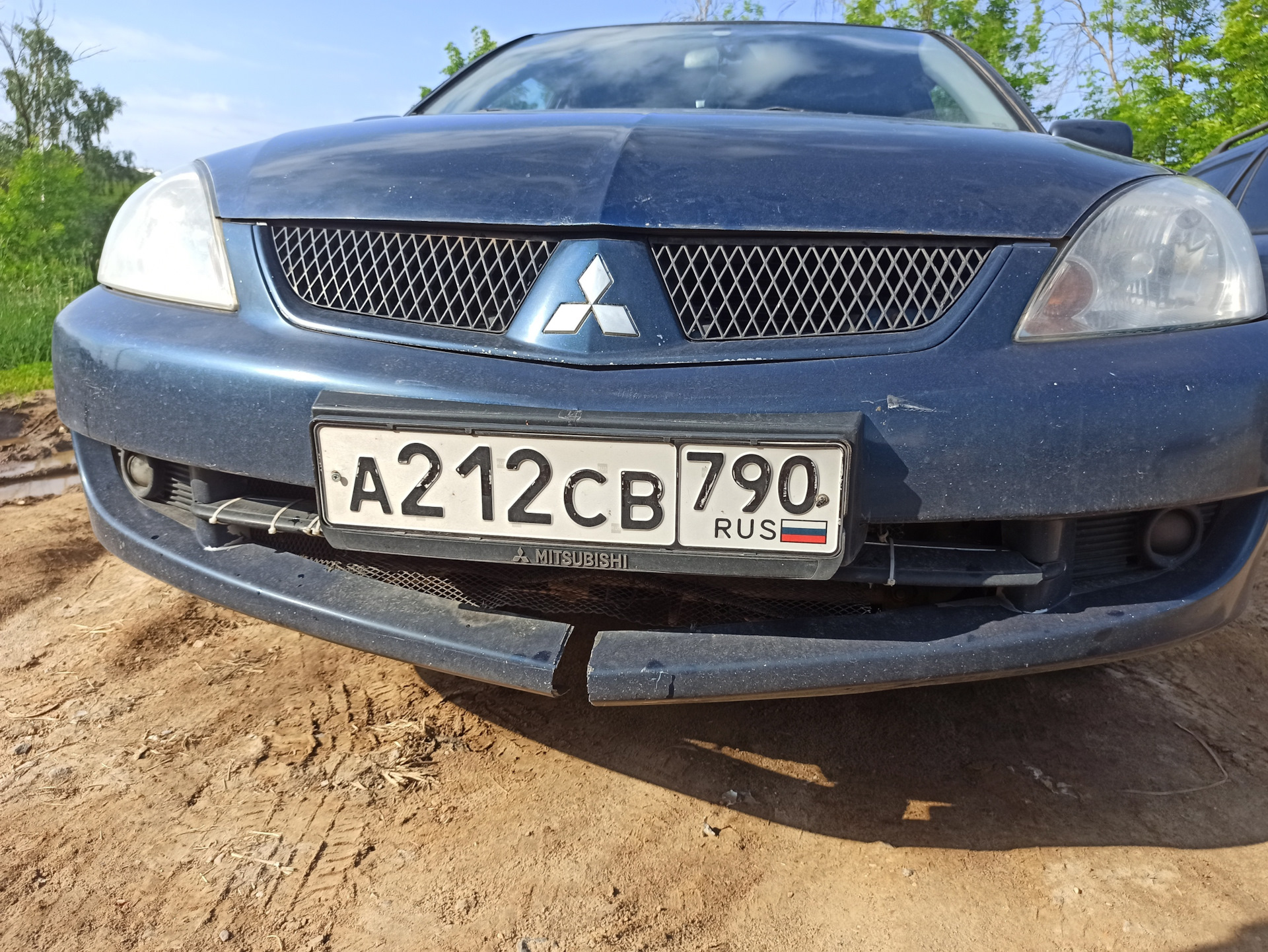 Второе ДТП — Mitsubishi Lancer IX, 1,6 л, 2007 года | ДТП | DRIVE2