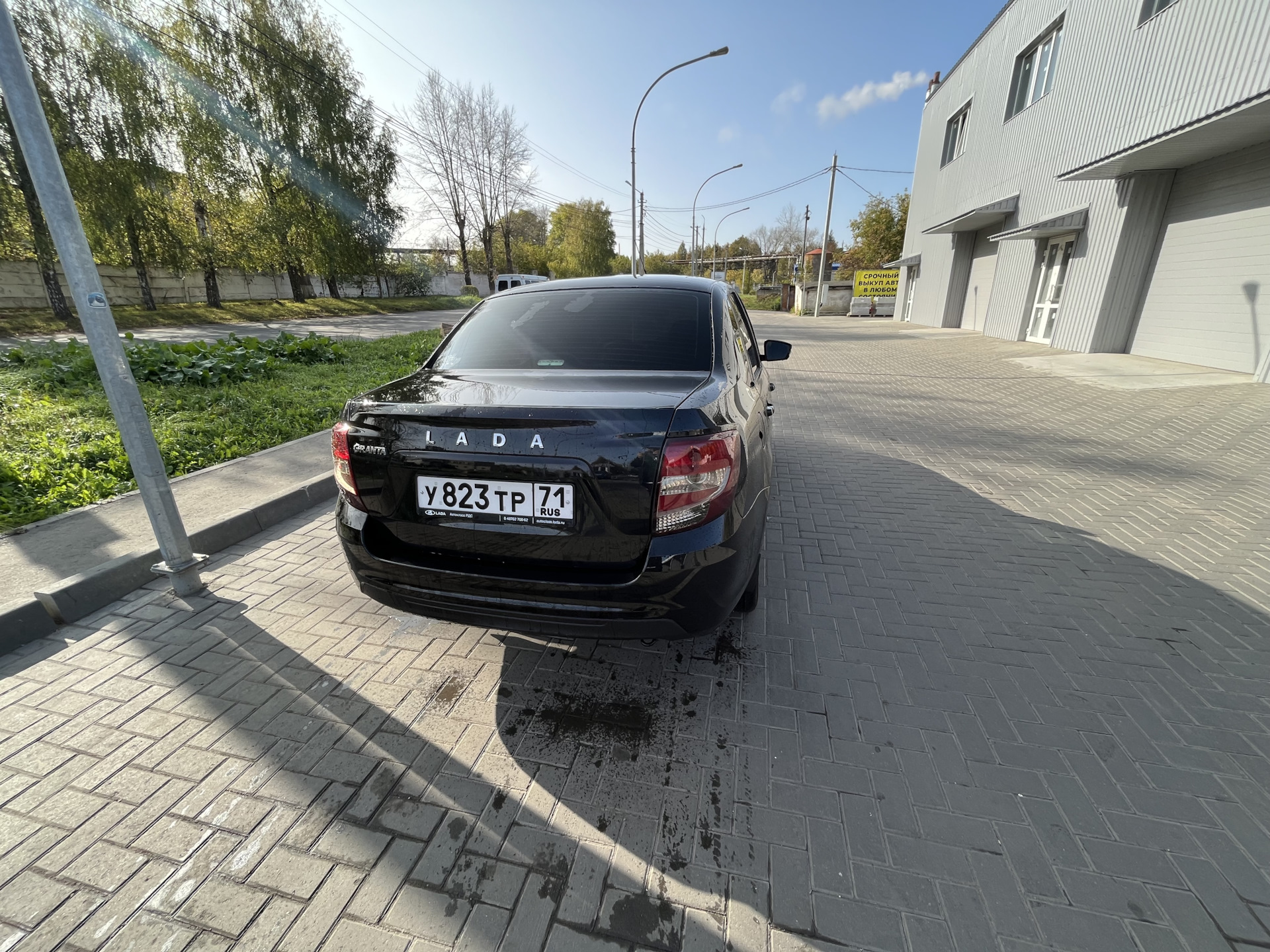 Тонировка — Lada Гранта (2G) FL, 1,6 л, 2023 года | стайлинг | DRIVE2