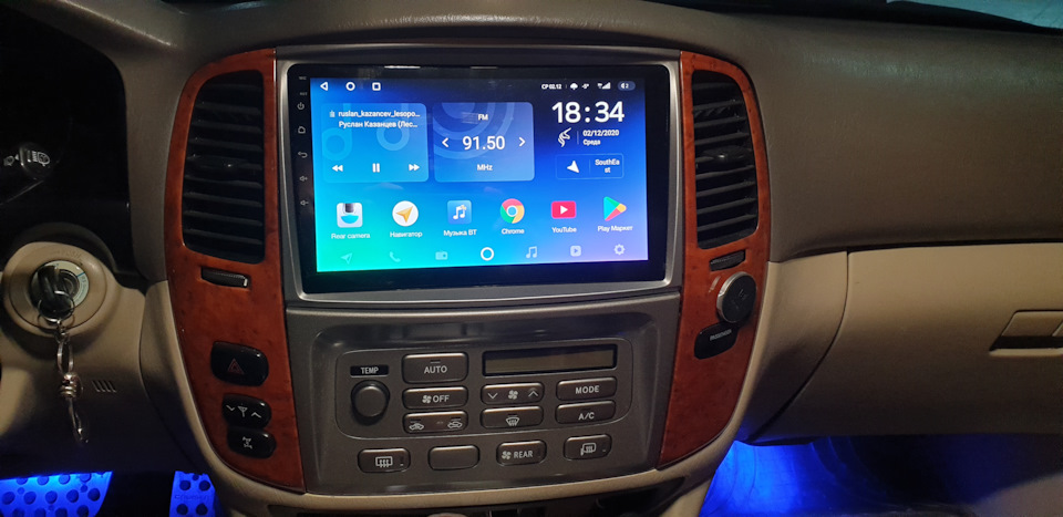 установка ТиАйс СПРО+/TEYES SPRO+ — Toyota Land Cruiser 100, 4,7 л ...