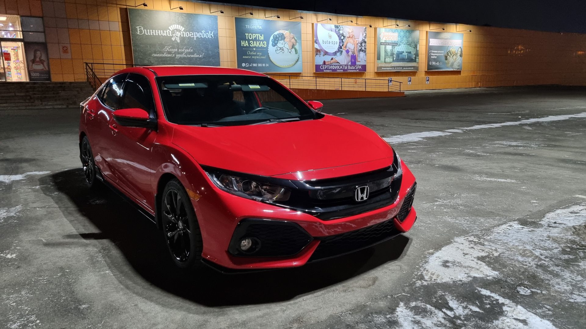 Honda Civic 5D (10G) 1.5 бензиновый 2018 | Rosso corsa на DRIVE2