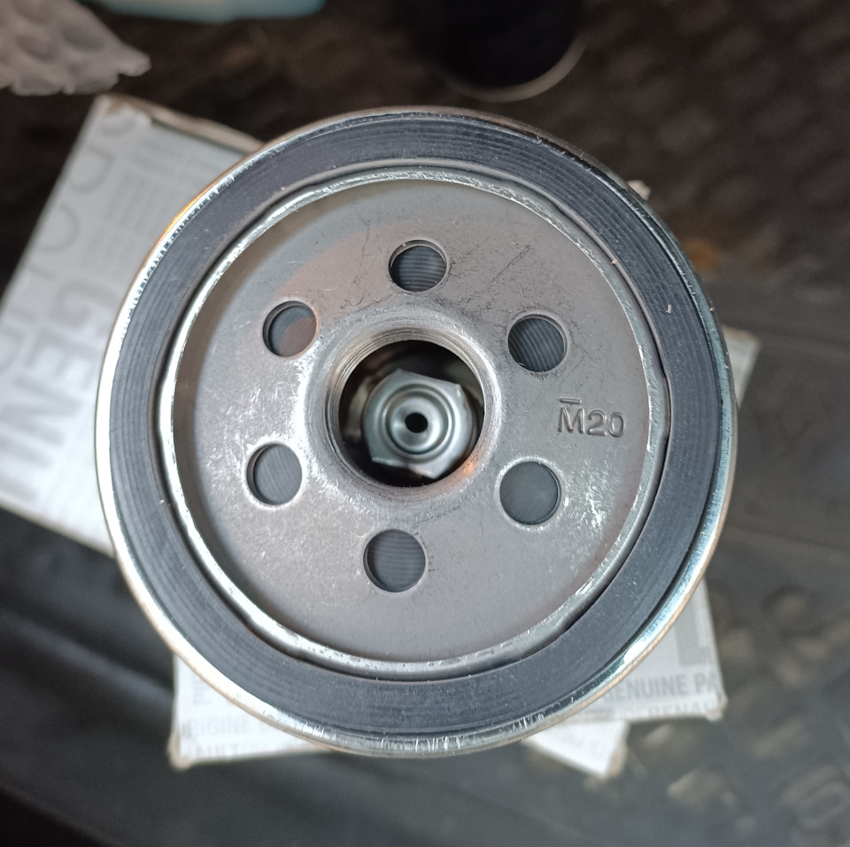 Фото прошлого фильтра с пластиной — Renault Sandero Stepway (1G)