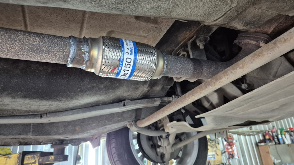 Гофра не месте — Datsun mi-Do. Запчасти на фото: INNER