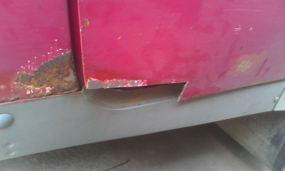 ремонт низа двери — ГАЗ Соболь, 2,5 л, 2006 года | кузовной ремонт | DRIVE2