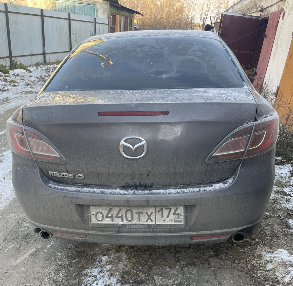 Замена заднего бампера и порогов от спорта. — Mazda 6 (2G) GH, 1,8 л, 2008  года | стайлинг | DRIVE2