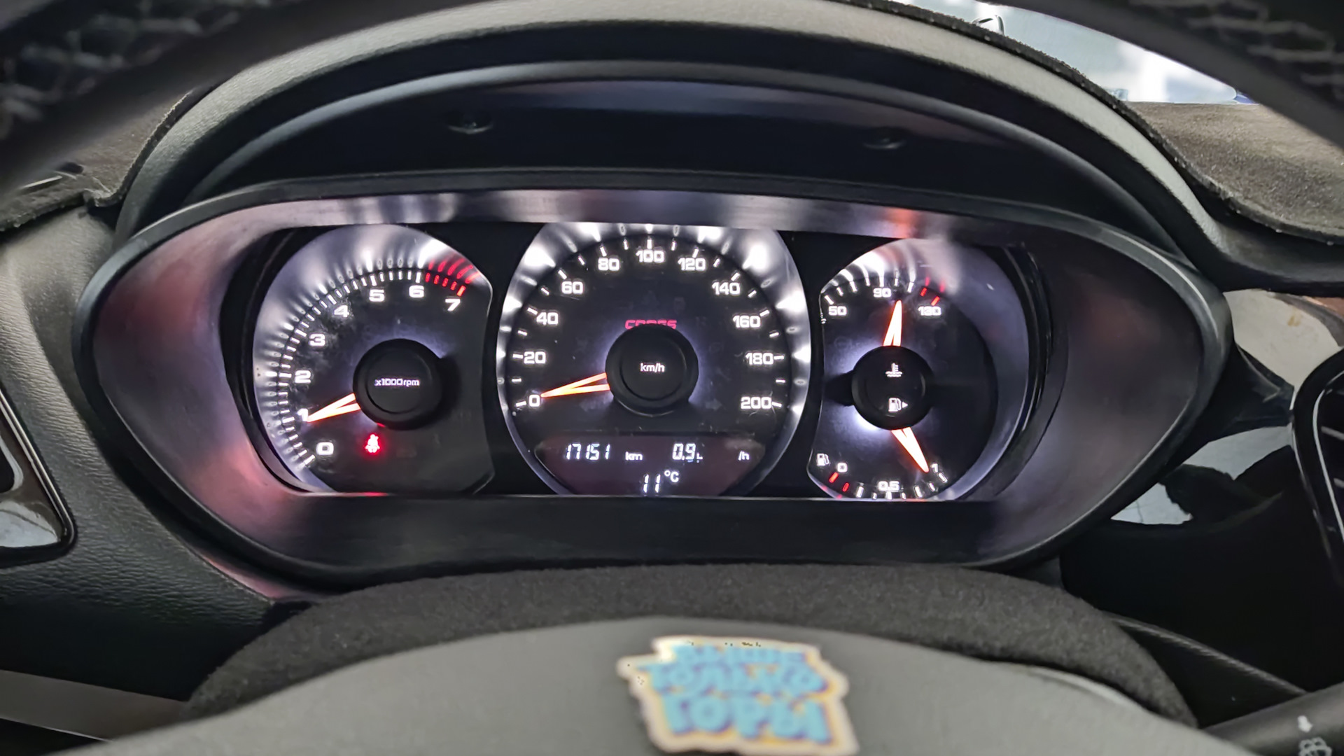 Пришла шкала приборки.Установка. — Lada Vesta SW Cross (1G), 1,6 л ...