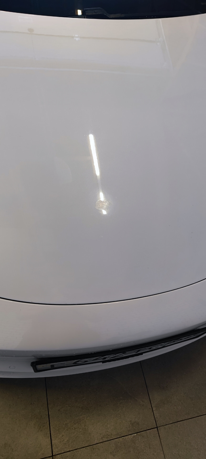 Удаление скола на капоте, или локальный подкрас перламутра своими ...