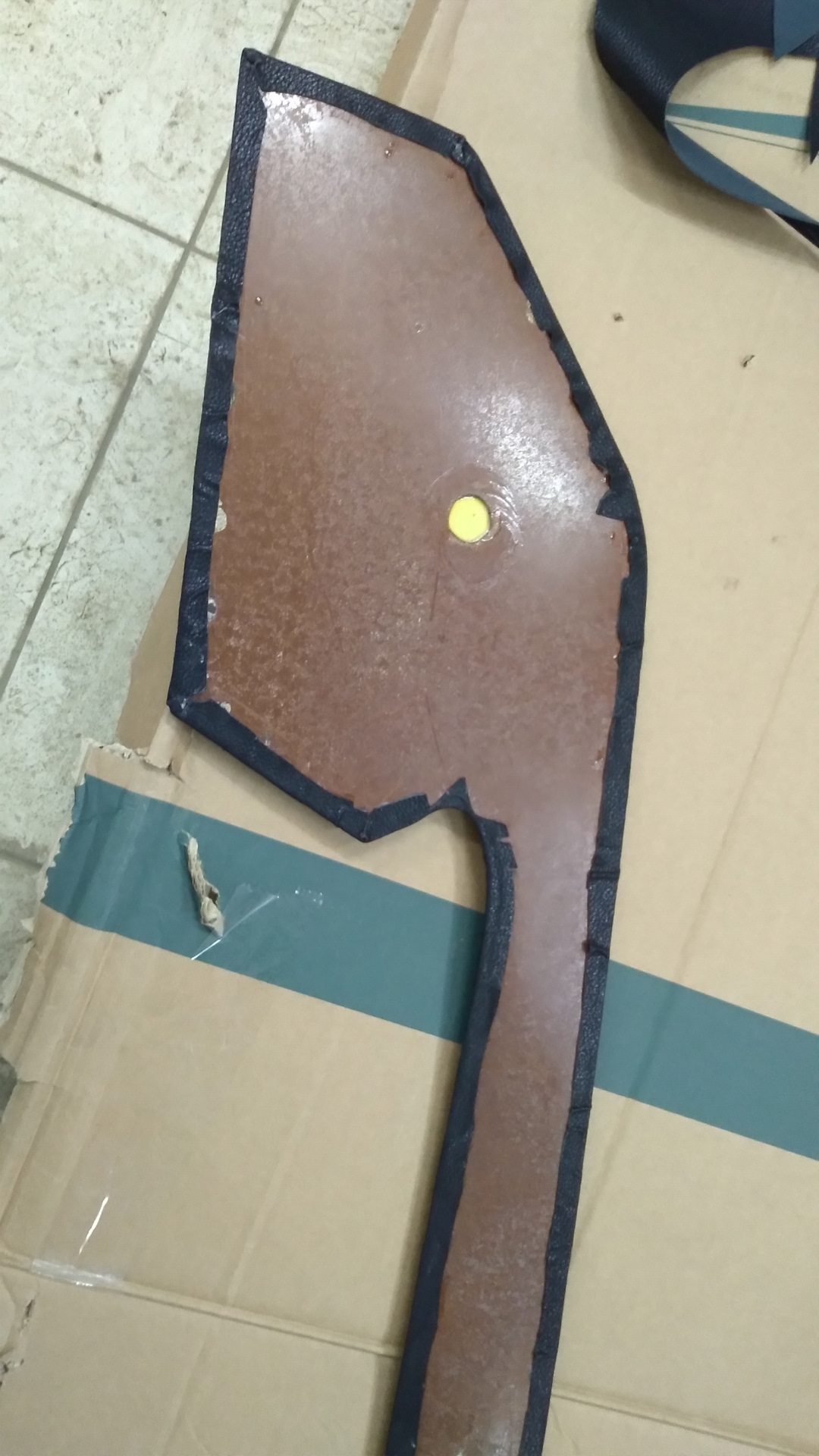 Жатая кожа молодого дермантина — BMW 5 series (E34), 3,5 л, 1988 года ...