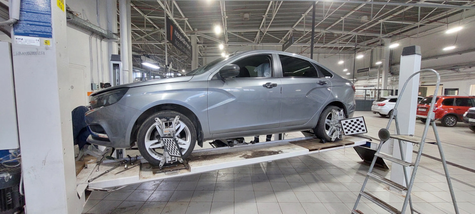 ТО6 замена масла, свечей, фильтров, рулевых наконечников и сход/развал ...