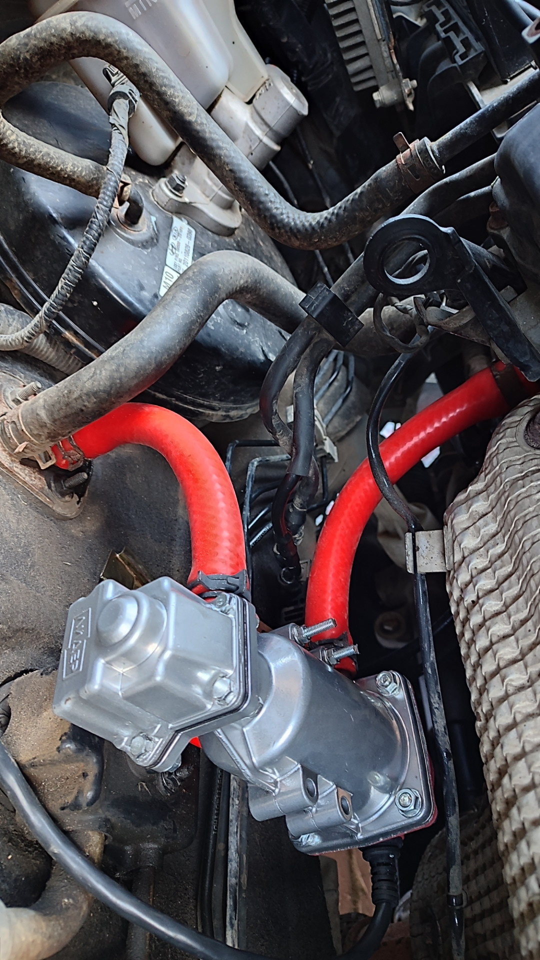 Монтаж эл. подогрева двигателя — KIA Sportage (3G), 2 л, 2011 года ...