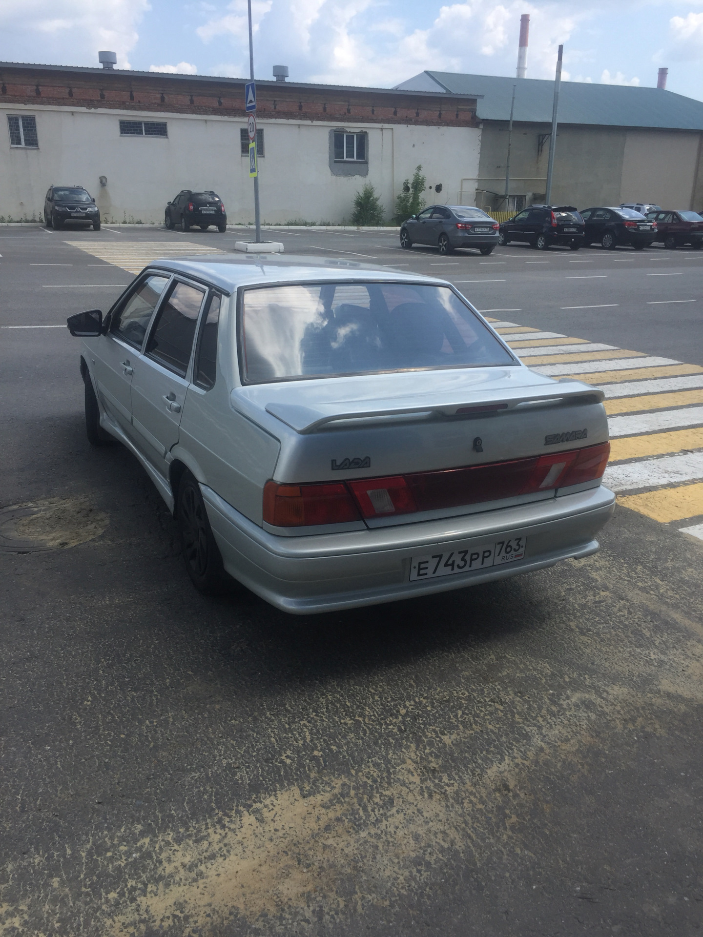 Шильдик супер авто, двойной воздушный сигнал. — Lada 2115, 1,6 л, 2007 года  | аксессуары | DRIVE2