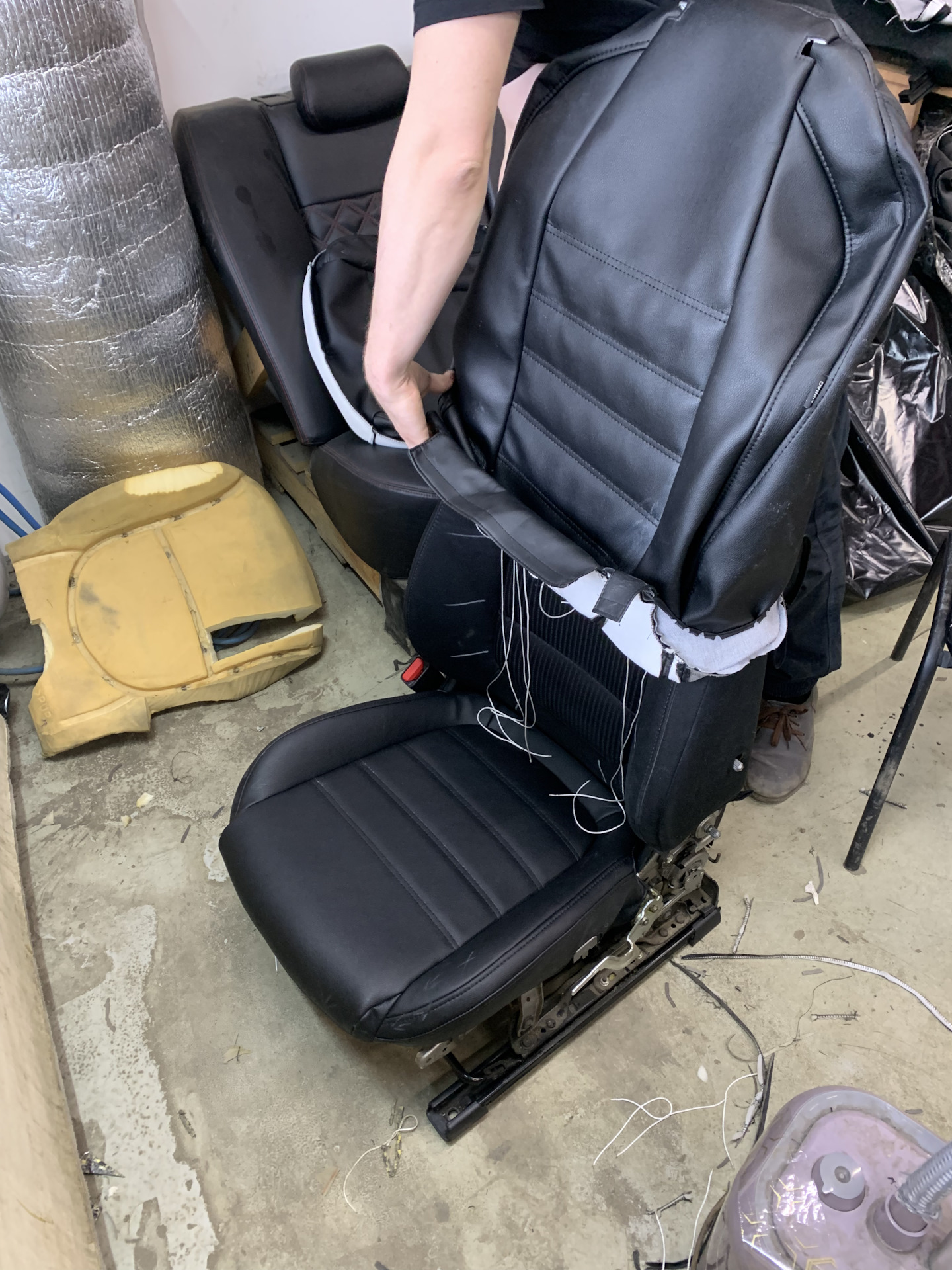 Установка каркасных чехлов — Mazda 6 (3G) GJ, 2,5 л, 2013 года ...