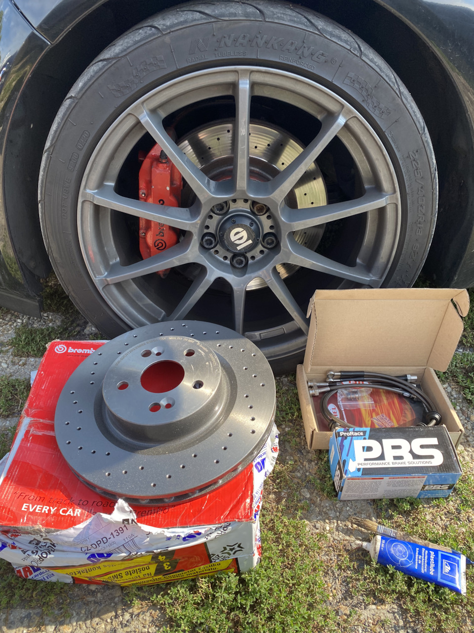Полный тормозной кит — Renault Megane Sport (1G), 2 л, 2004 года ...