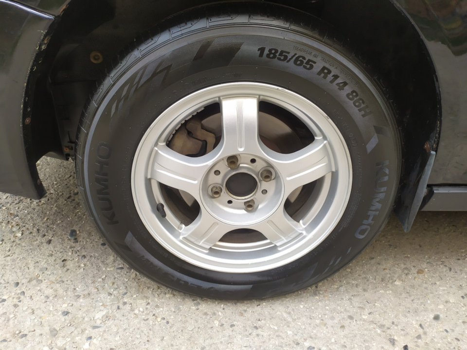 Замена резины, мойка днища паром — Lada Приора хэтчбек, 1,6 л, 2008 ...