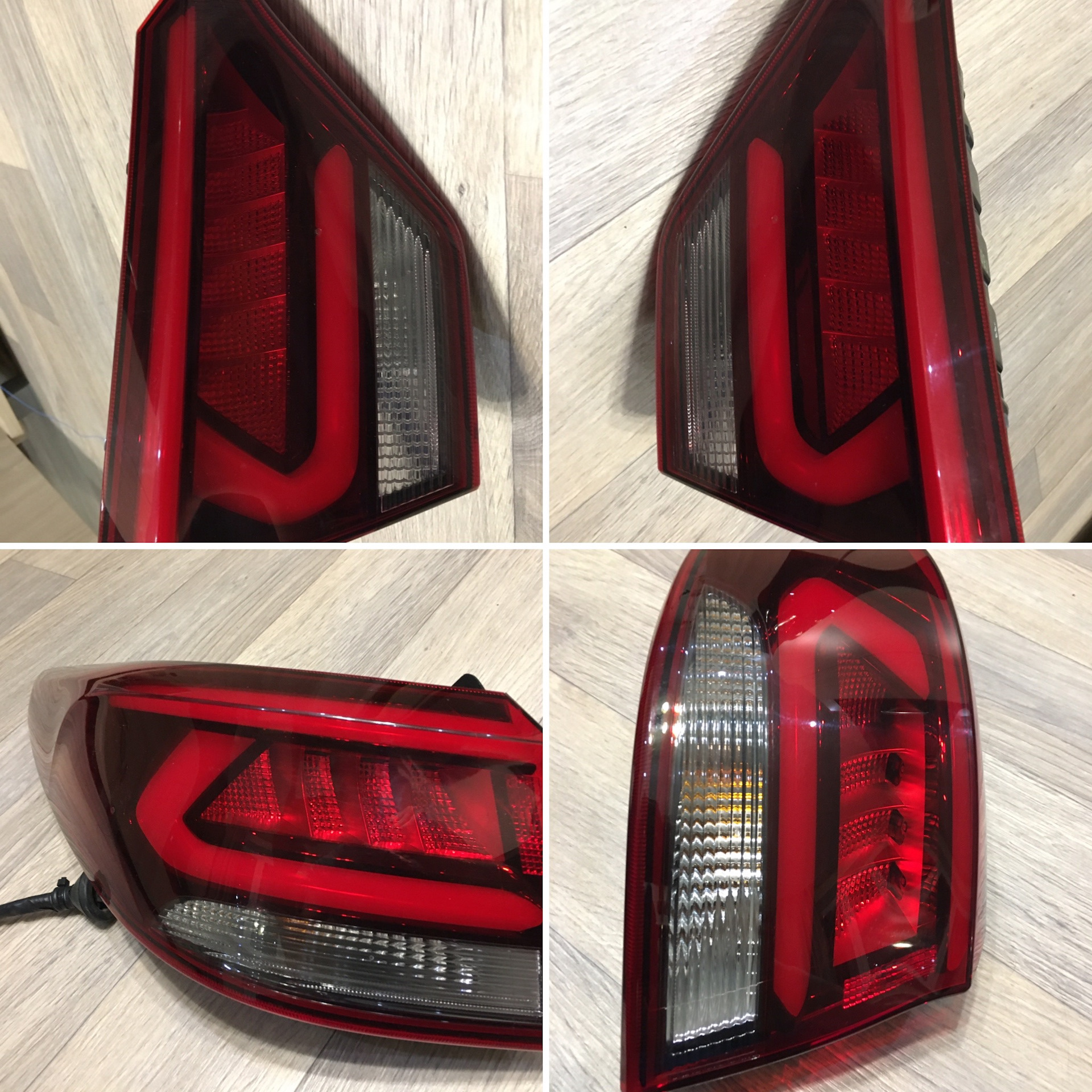 задние led фонари kia rio 4