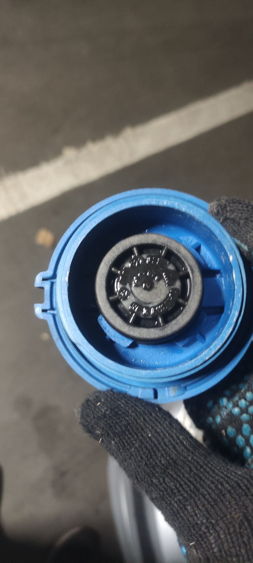 Крышка расширительного бачка — Skoda Octavia A4 Mk1, 1,6 л, 2007 года ...