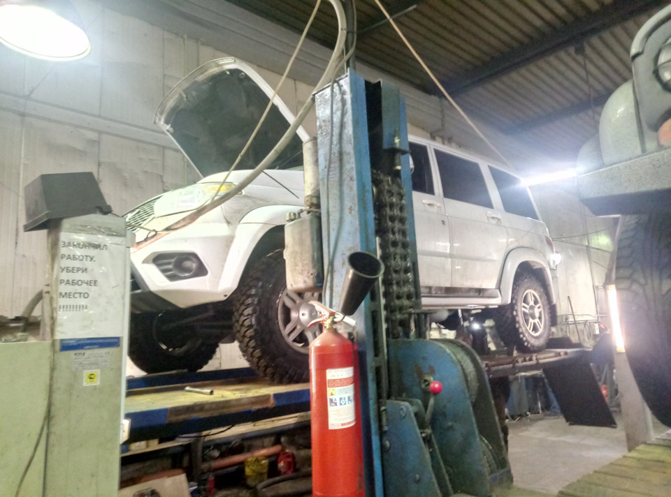 [Плановое ТО] Замена масла в трансмиссии. 3200км — УАЗ Patriot, 2,7 л ...