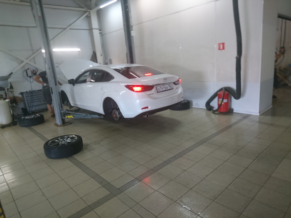 То 2 (пробег 20 540) — Mazda 6 (3G) GJ, 2,5 л, 2018 года | плановое ТО ...