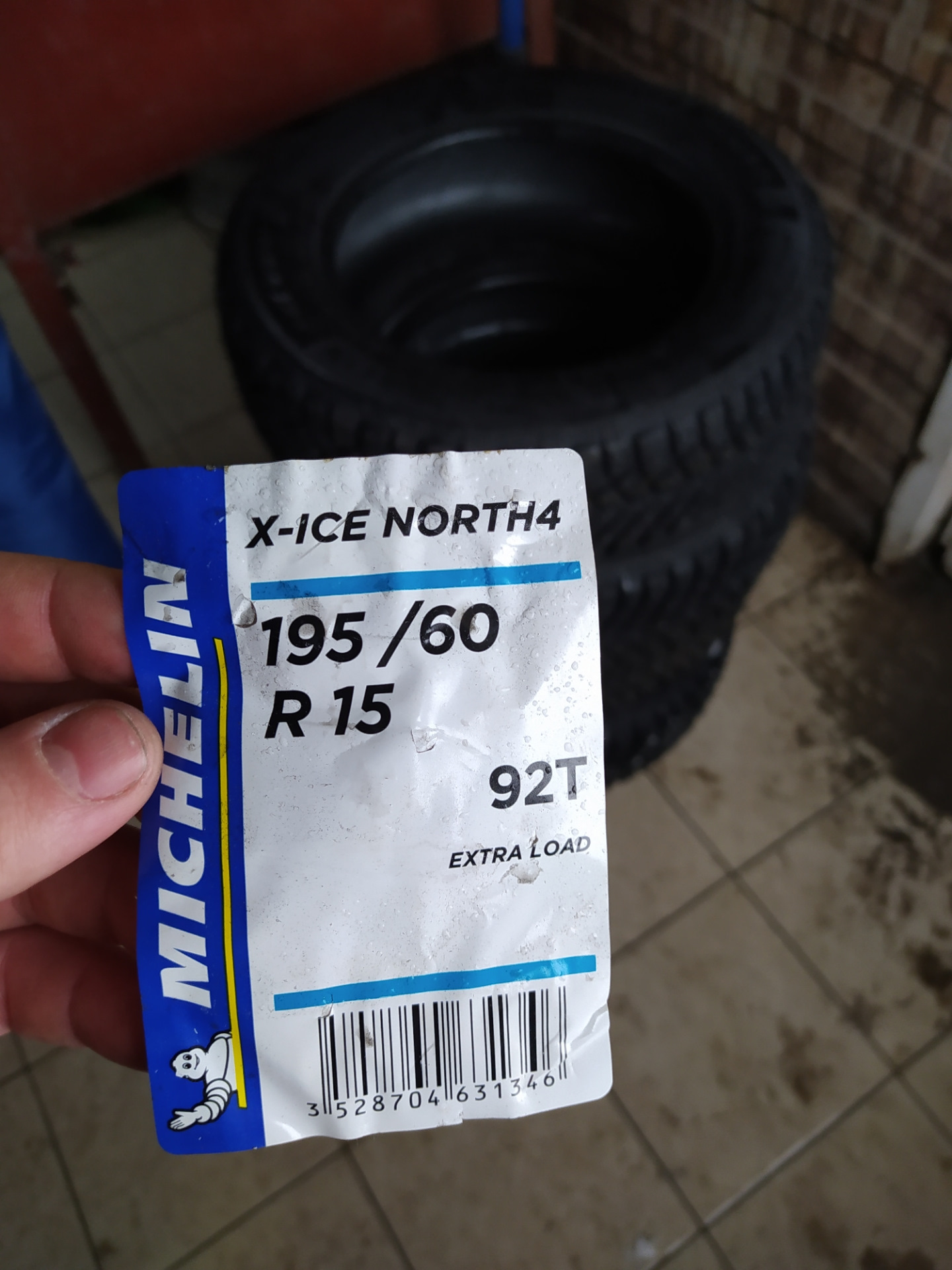 Новая зимняя резина Michelin X-ICE North 4 — Ford Fusion, 1,6 л., 2008 ...