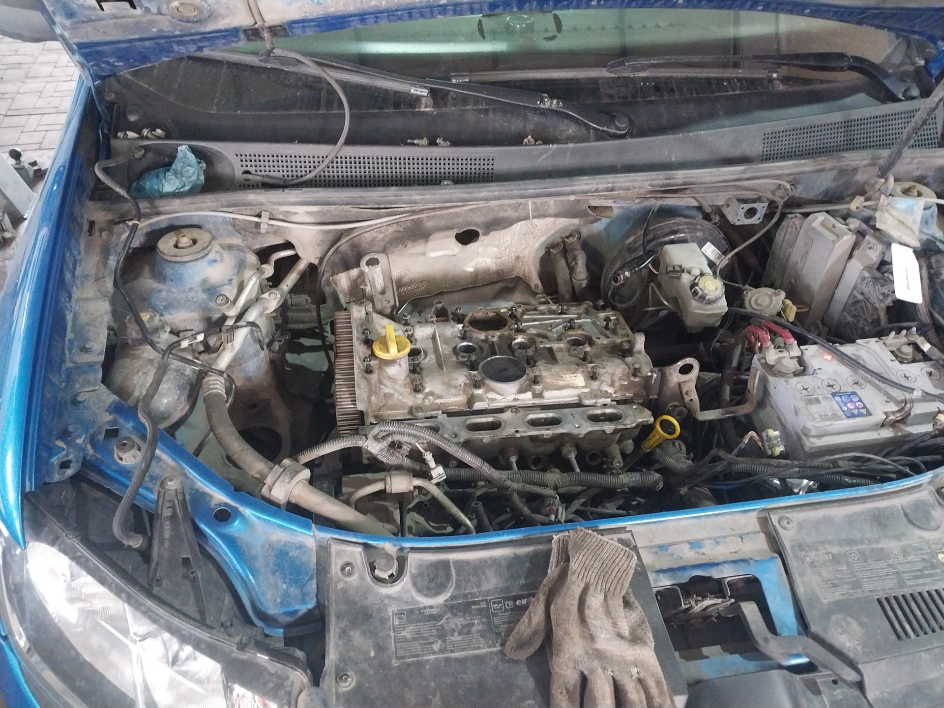 Продолжение дня, съем гбц рено Логан к4м — DRIVE2