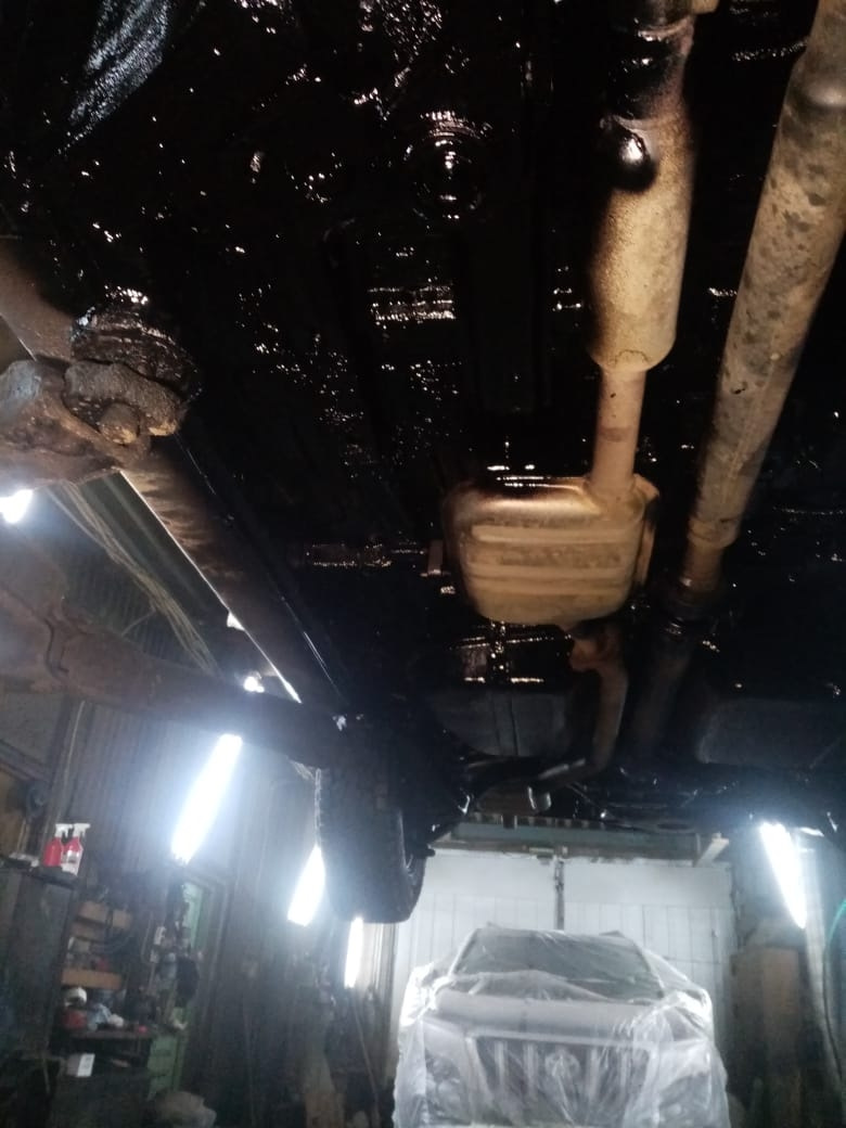 Антикор днища, арок и др… — Hyundai Santa Fe (1G), 2,7 л, 2007 года ...