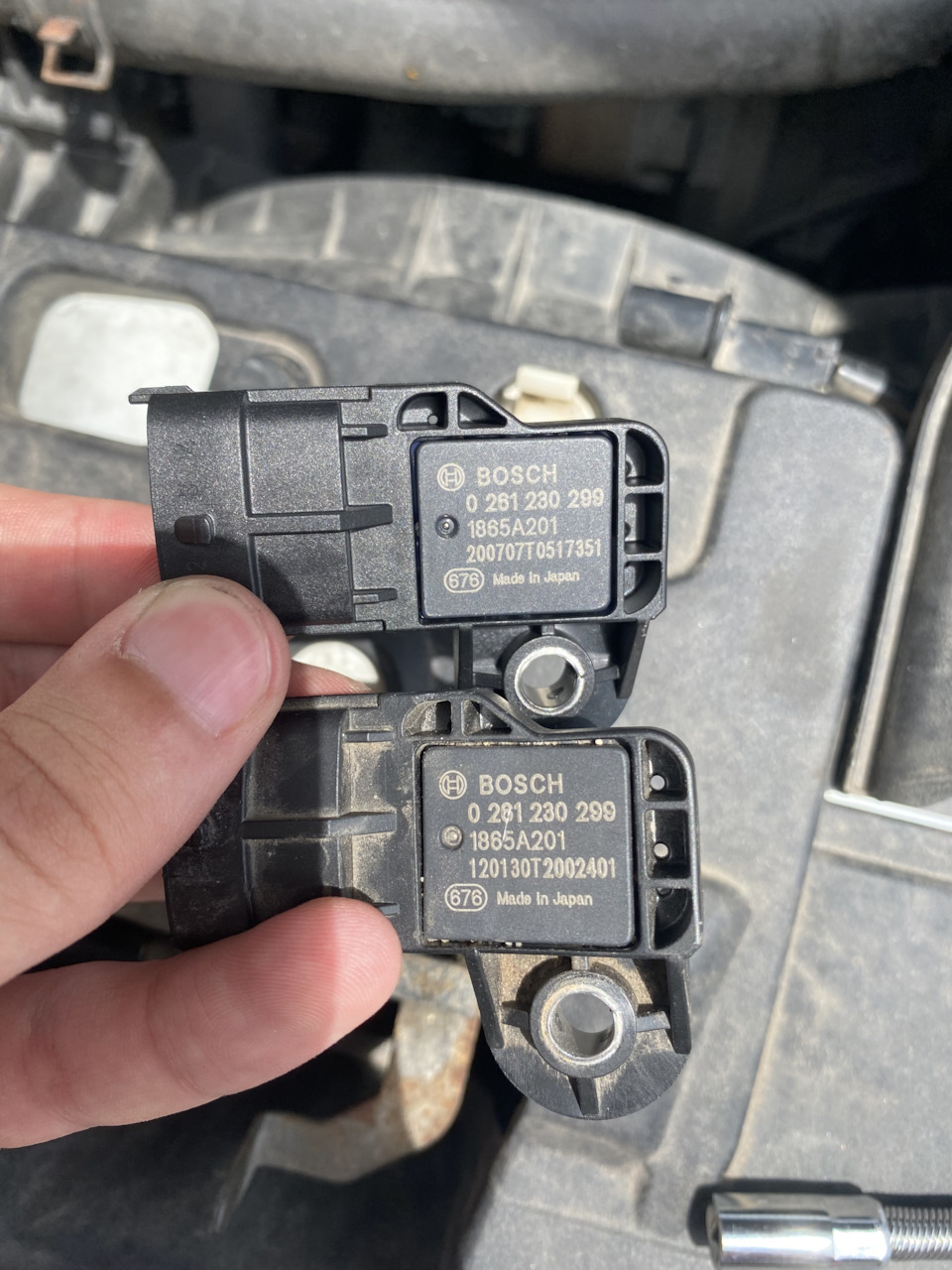 Замена датчика абсолютного давления во впускном коллекторе — Mitsubishi ...