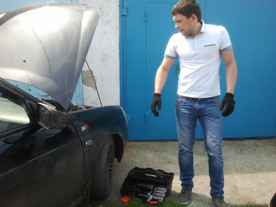 Замена датчика холостого хода на Ладе приоре у Дмитрия — Audi 80 (B2 ...