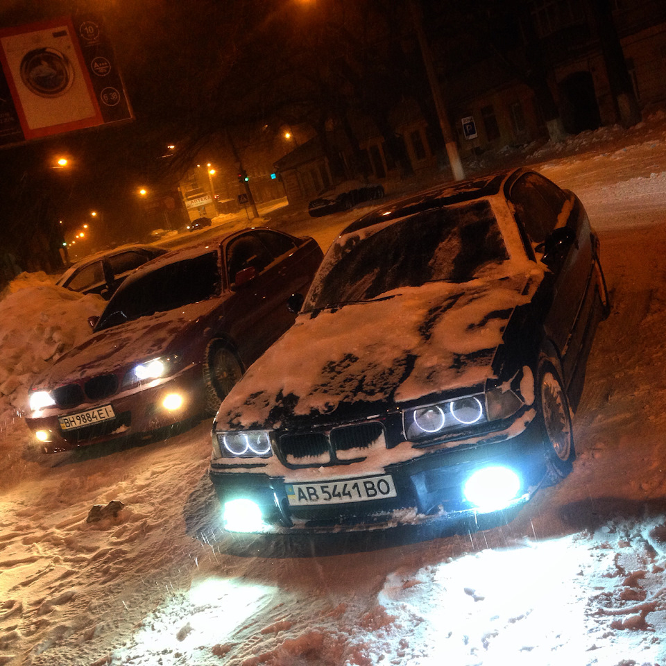 Snow drift — BMW 3 series Coupe (E36), 2 л, 1993 года | видео | DRIVE2