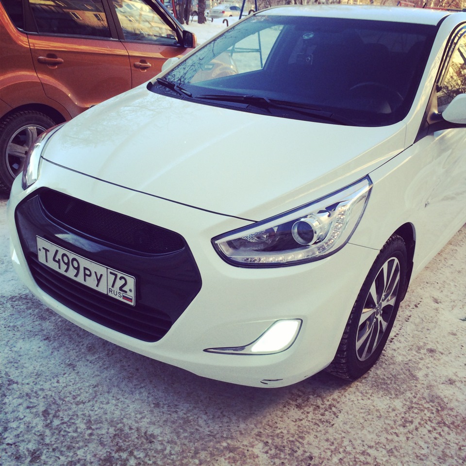 Захотел отличаться от всех на дорогах. — Hyundai Solaris (1G), 1,6 л ...