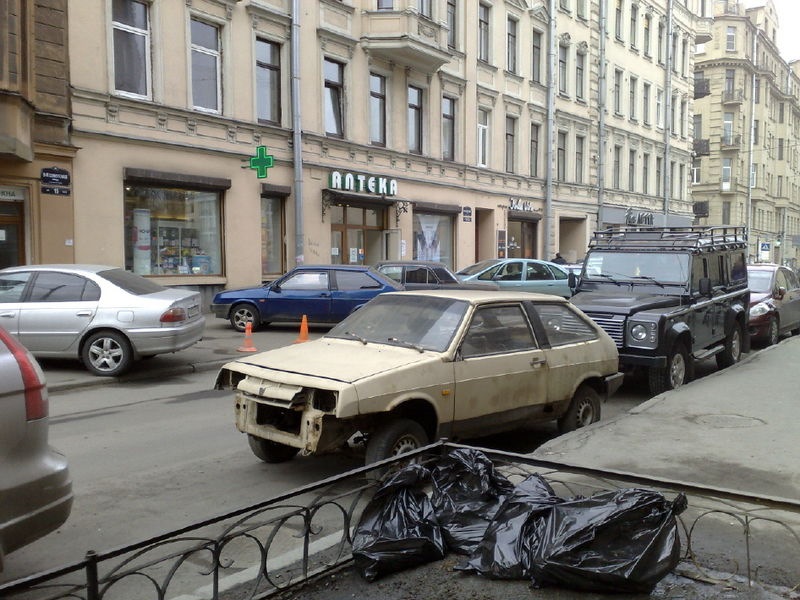 Брошенные автомобили в санкт петербурге