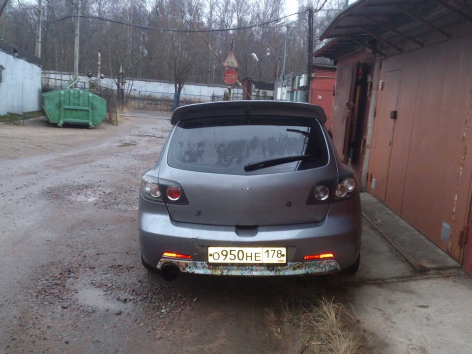 Спойлер утка! — Mazda 3 (1G) BK, 2 л, 2004 года | стайлинг | DRIVE2