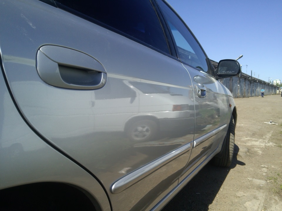дверь сделана) — KIA Spectra, 1,6 л, 2007 года | кузовной ремонт | DRIVE2
