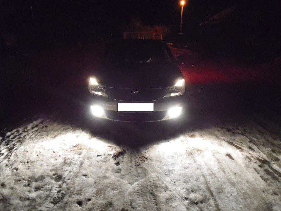 Ксенон и галоген за и против. — Skoda Octavia A5 Mk2, 1,8 л, 2012 года ...